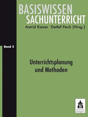 cover image of Unterrichtsplanung und Methoden